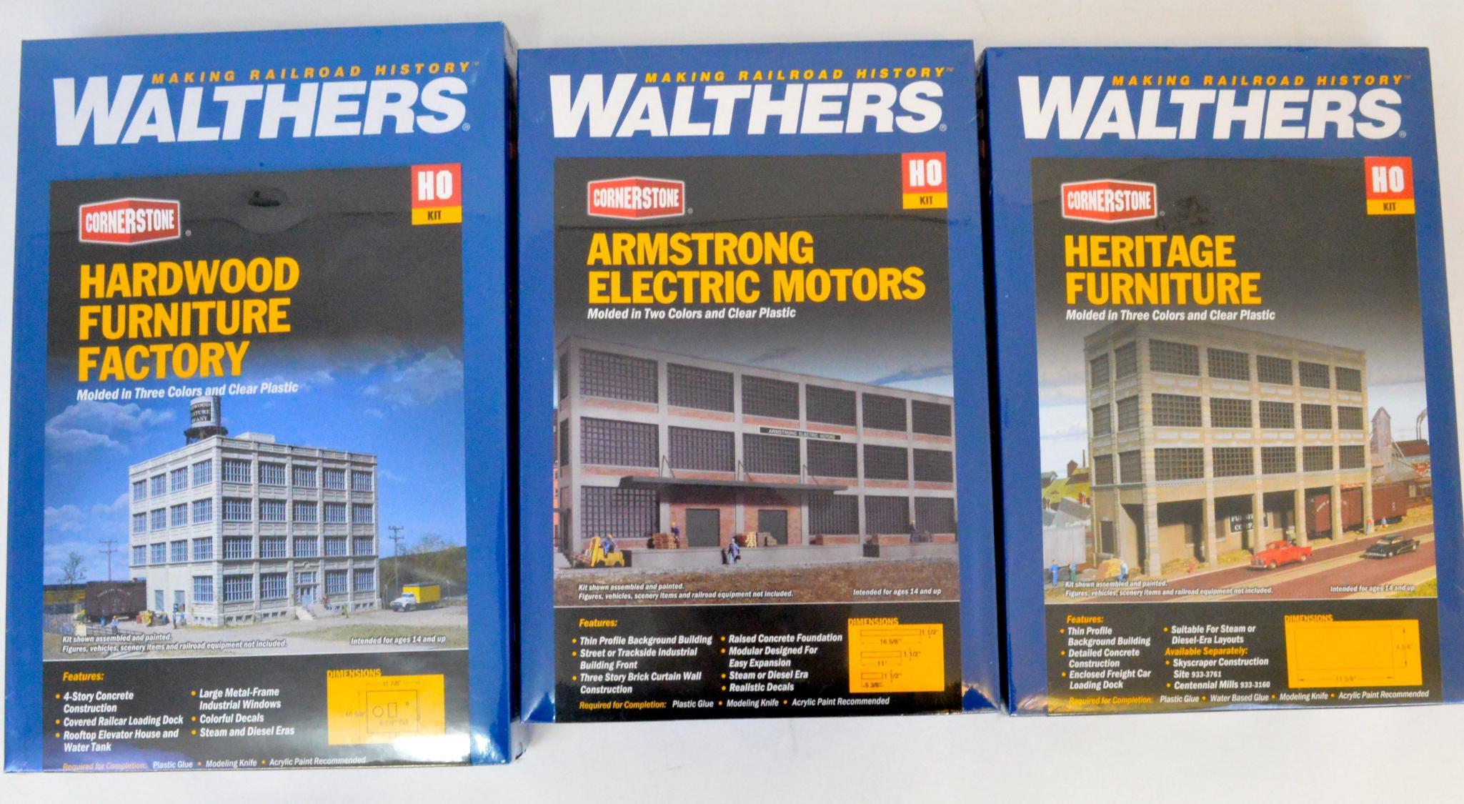 Walthers # 3733 Roof Details Kit HO Scale MIB for sale online