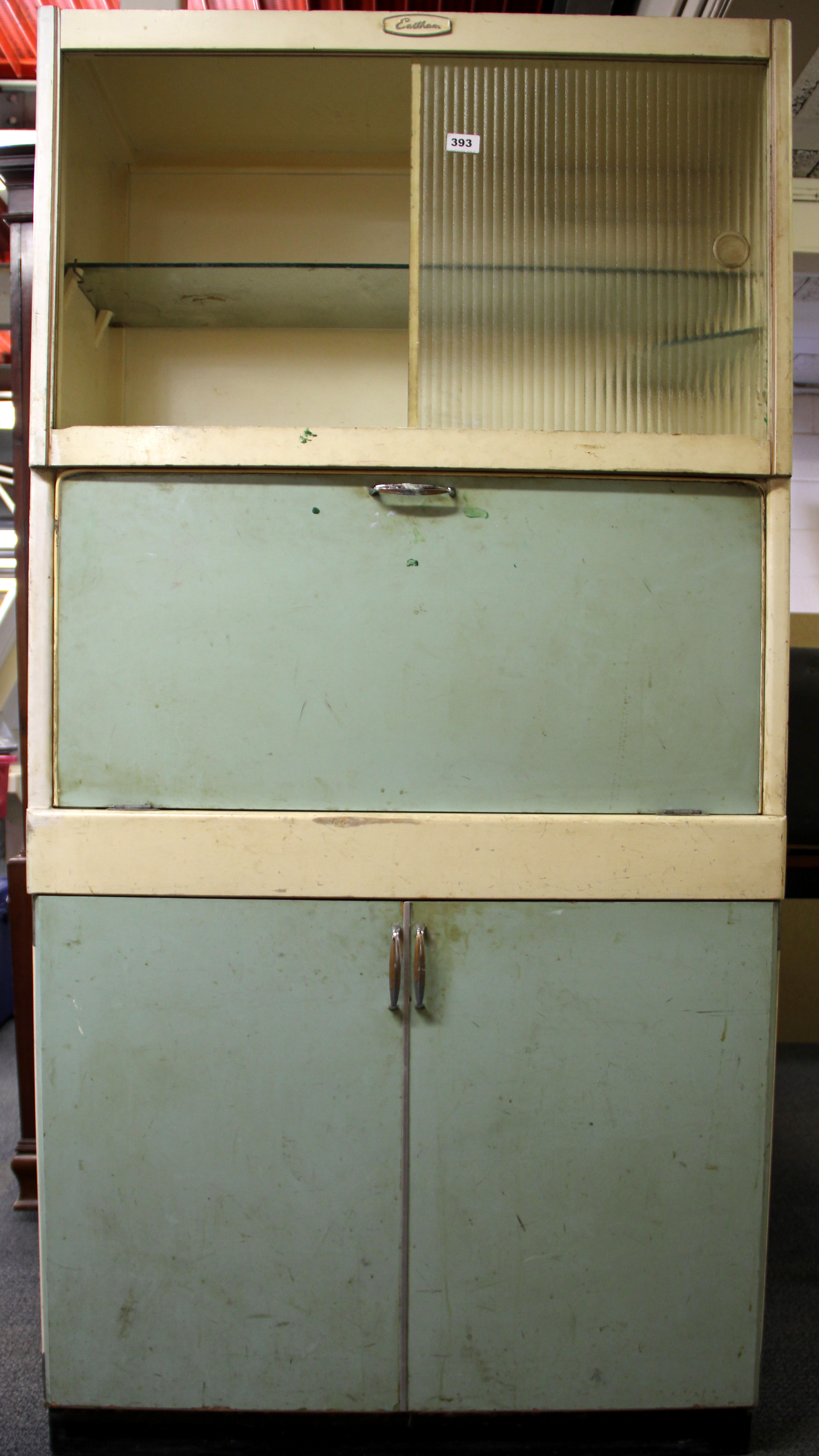 A 1950 S Eastham Kitchen Cabinet W 90cm H 175cm Lofty