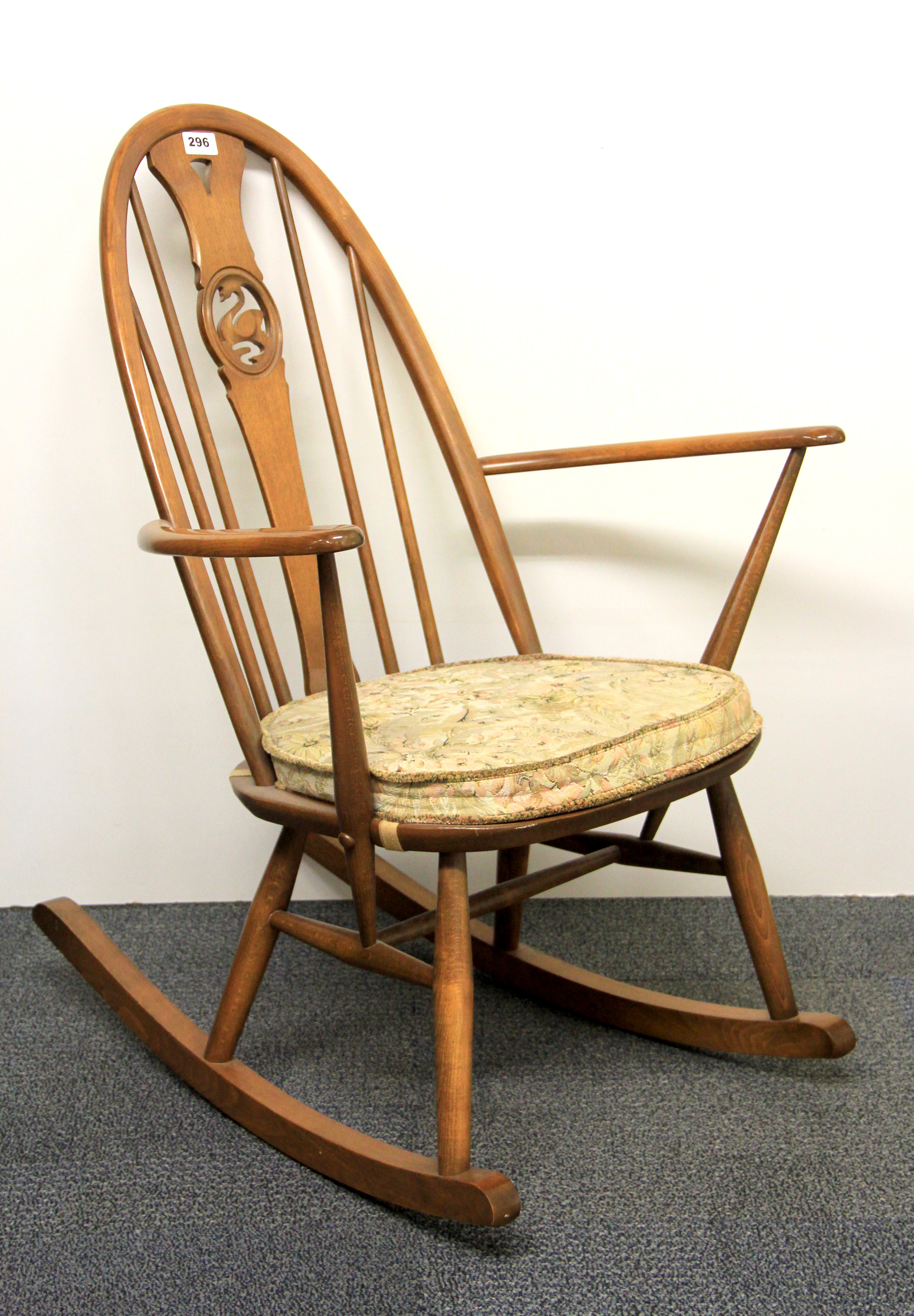 An Ercol Swan Backed Rocking Chair Lofty Marketplace