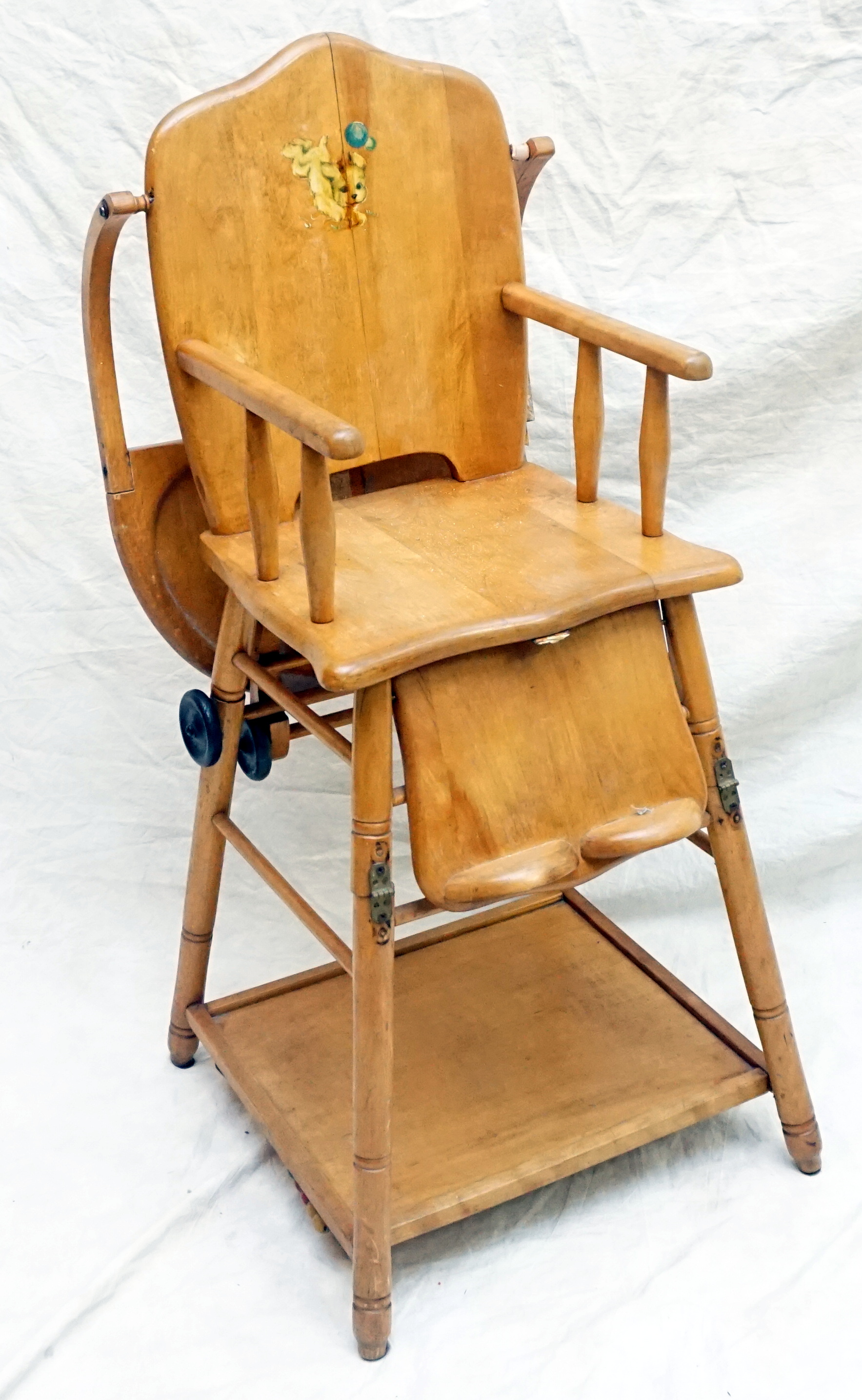 1950's wooden high chair