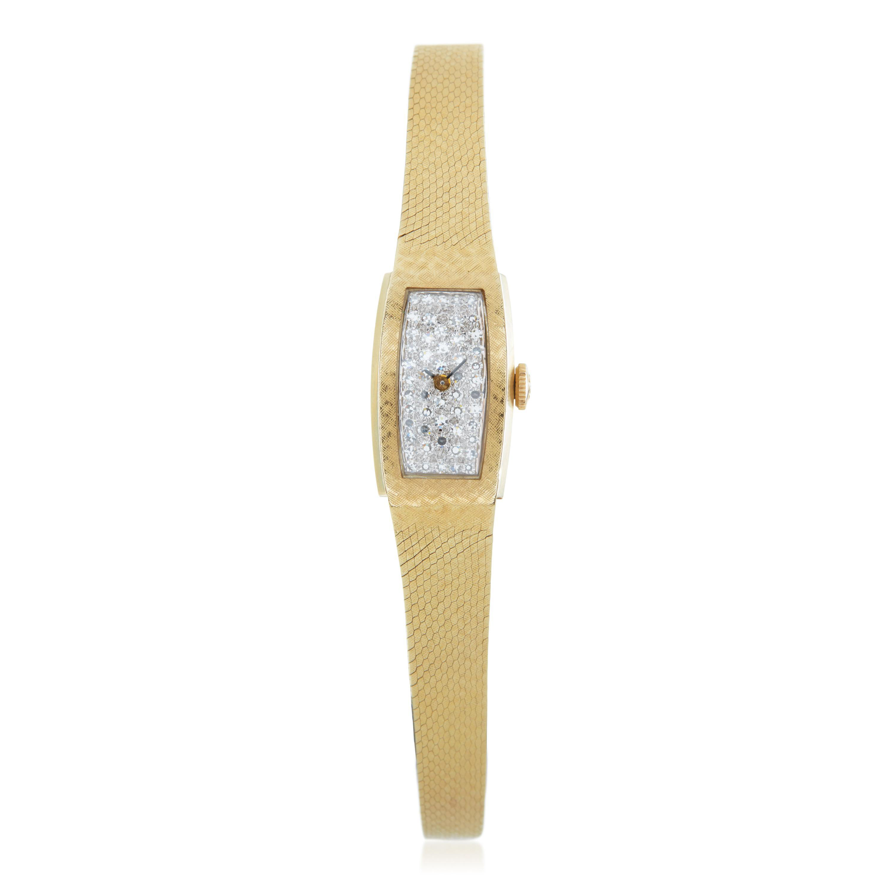 OMEGA Ladies Diamond Watch in 14K Gold Fortuna Fine Jewelry Auctions and Appraisers