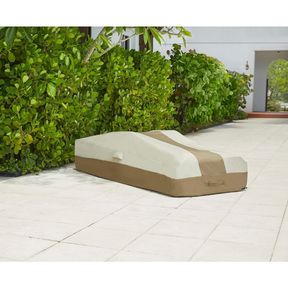 Hampton Bay Chaise Outdoor Patio Cover, Beige - TW11