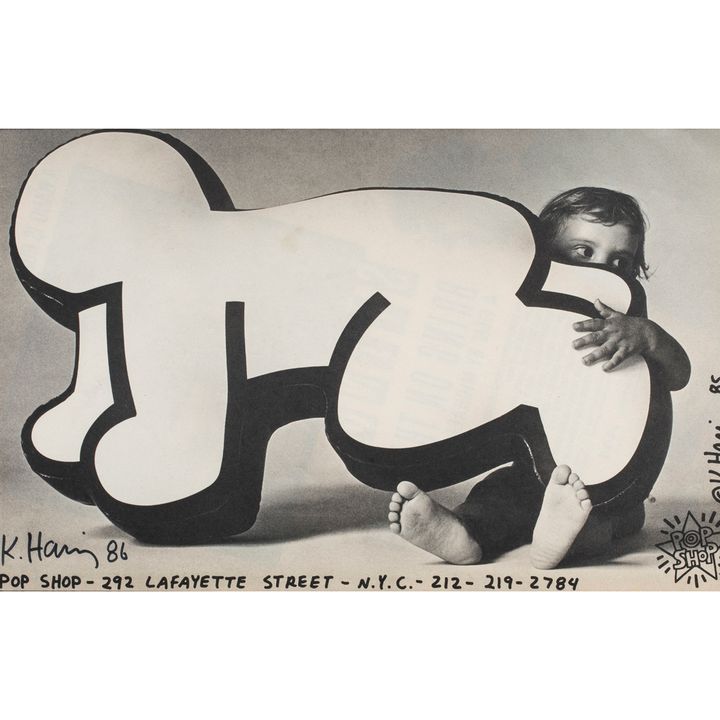 Poster print, Keith Haring