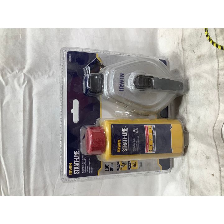 Irwin Strait -Line Mach 6" Chalk Reel(100') & Red Chalk