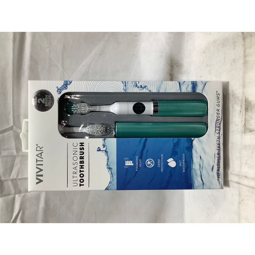 Vivitar Ultrasonic Toothbrush, Includes 2 Brush Heads