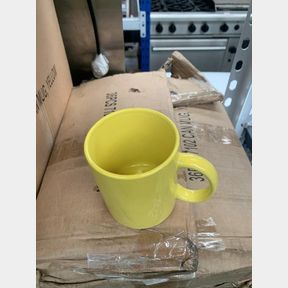 NEW - 3X BOXES (36 PCE) + 11 PIECES YELLOW BUNGALOW MUGS
