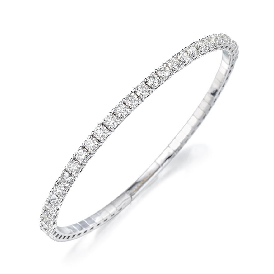 Diamond Flex Bracelet | Fortuna Fine Jewelry Auctions and Appraisers