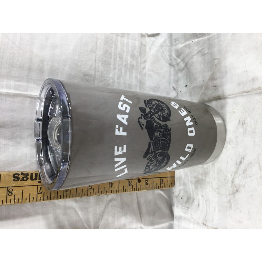Rivers Edge Live Fast Wild Ones 20 Oz Stainless Steel Tumbler