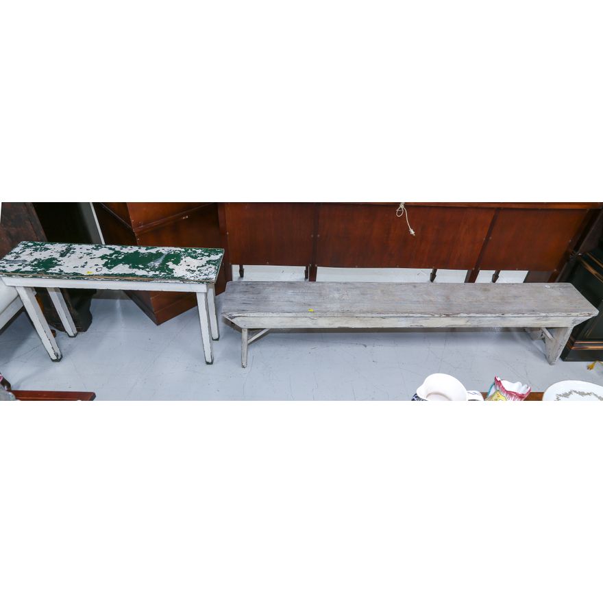 American Vernacular Bench & Side Table