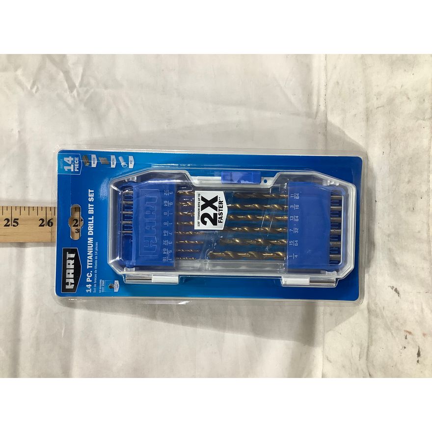 Hart 14pc Titanium Drill Bit Set
