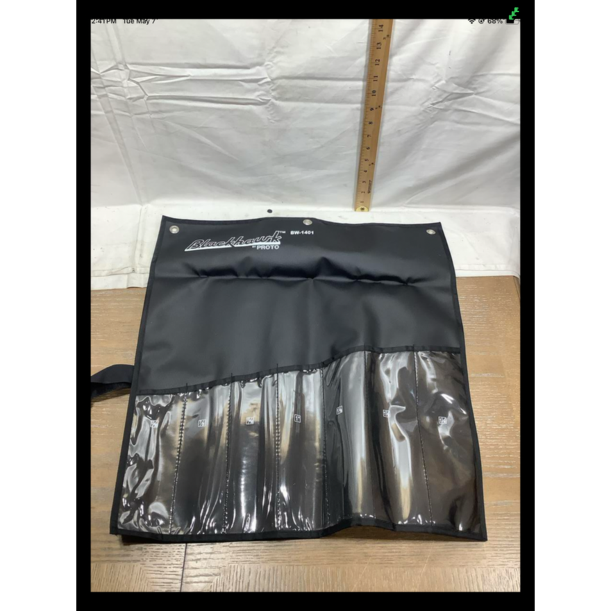 Blackhawk 7pc Jumbo Reversible Ratcheting Wrench Pouch (No Tools Included)