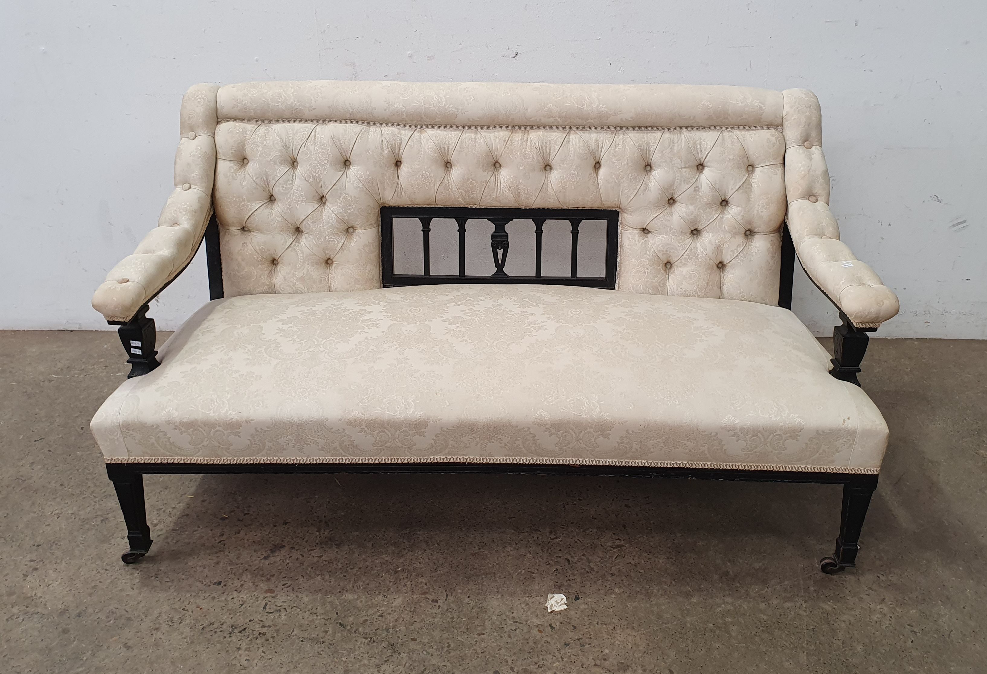 A Vintage Three Seater Settee
