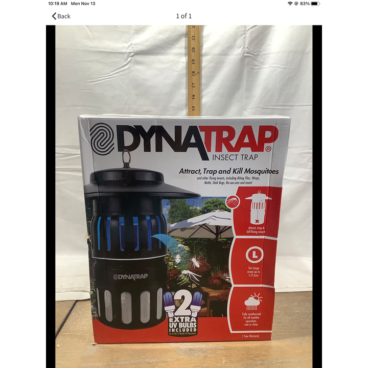 DynaTrap Insect Trap- Attract,Trap, & Kill Mosquitos