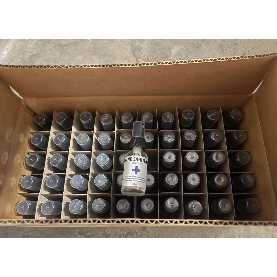 50ct Unscented Hand Sanitizer 30ML