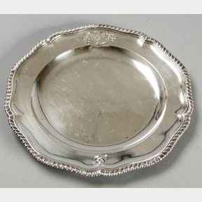 A GEORGE III SILVER SALVER, LONDON 1793, JOHN PARKER & EDWARD WAKELIN