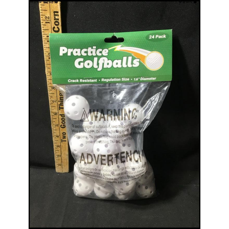 Crown 24pc Practice Golf Balls