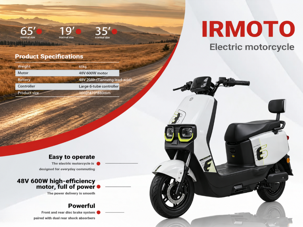 2026 SDLANCH IRMOTO White Electric Moped, Unused | Bid Venues