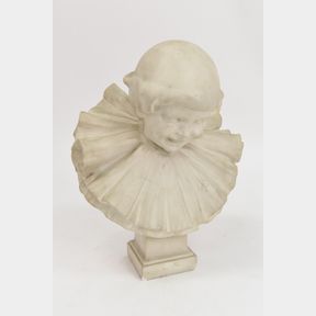 LUCIEN ALLIOT (FRENCH 1877- 1967) MARBLE SCULPTURE