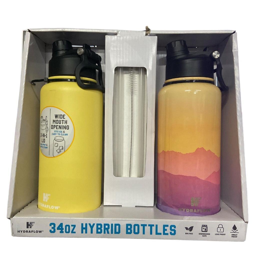 HYDRAFLOW Hydraflow 34 oz. Hybird Stainless Steel Vacuum Insulated