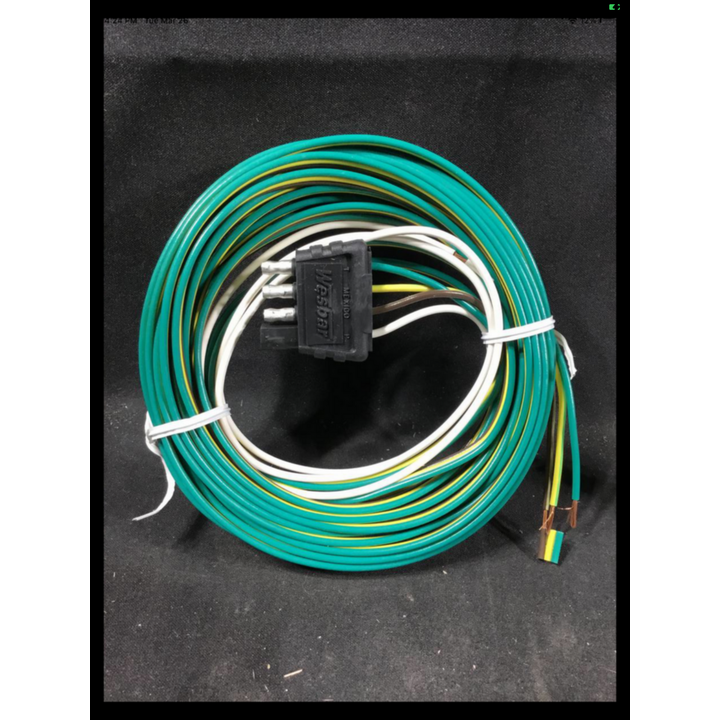 Wesbar 25' Trailer Wiring w/ 4-Way Flat