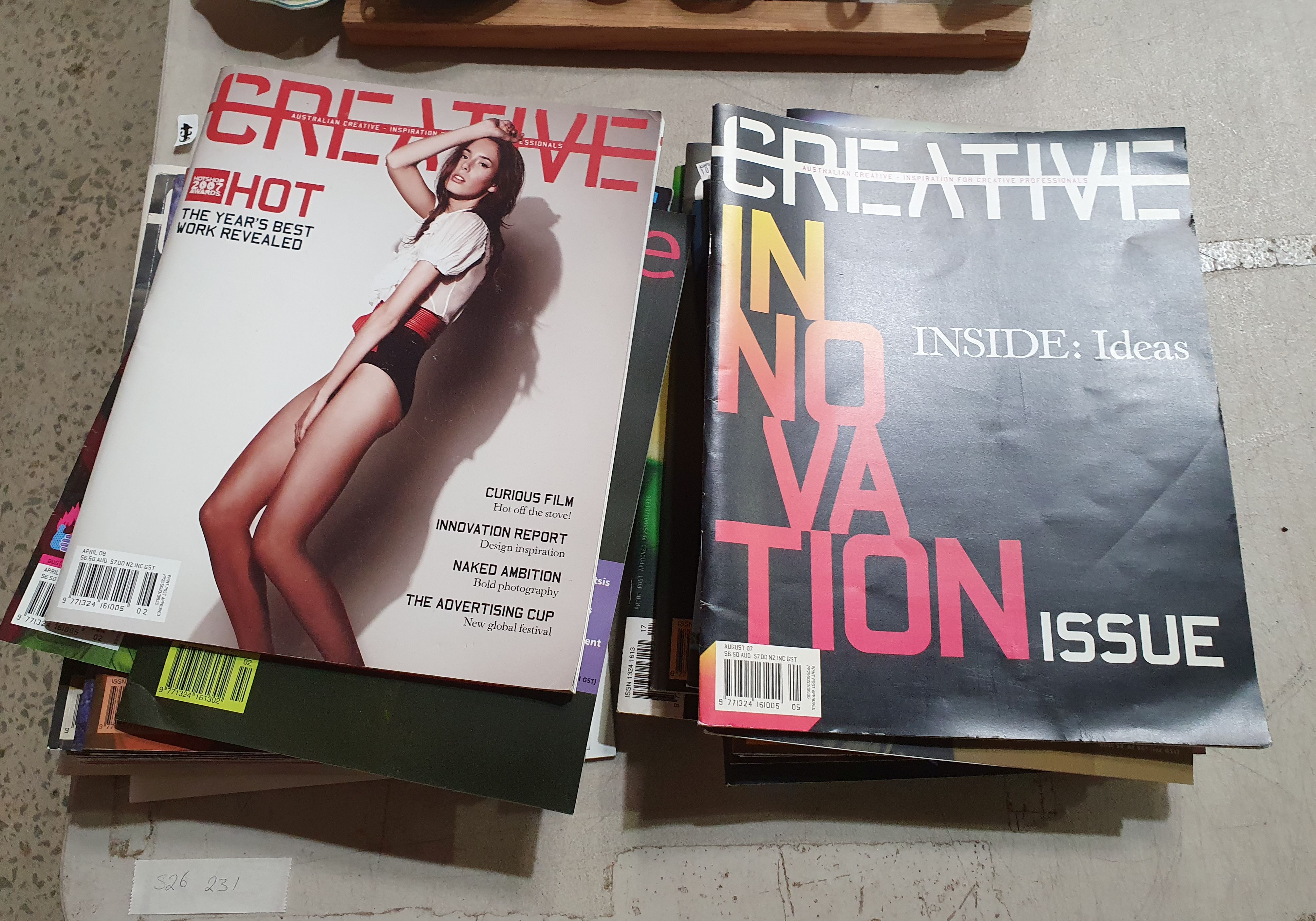 A GROUP OF CREATIVE MAGAZINES