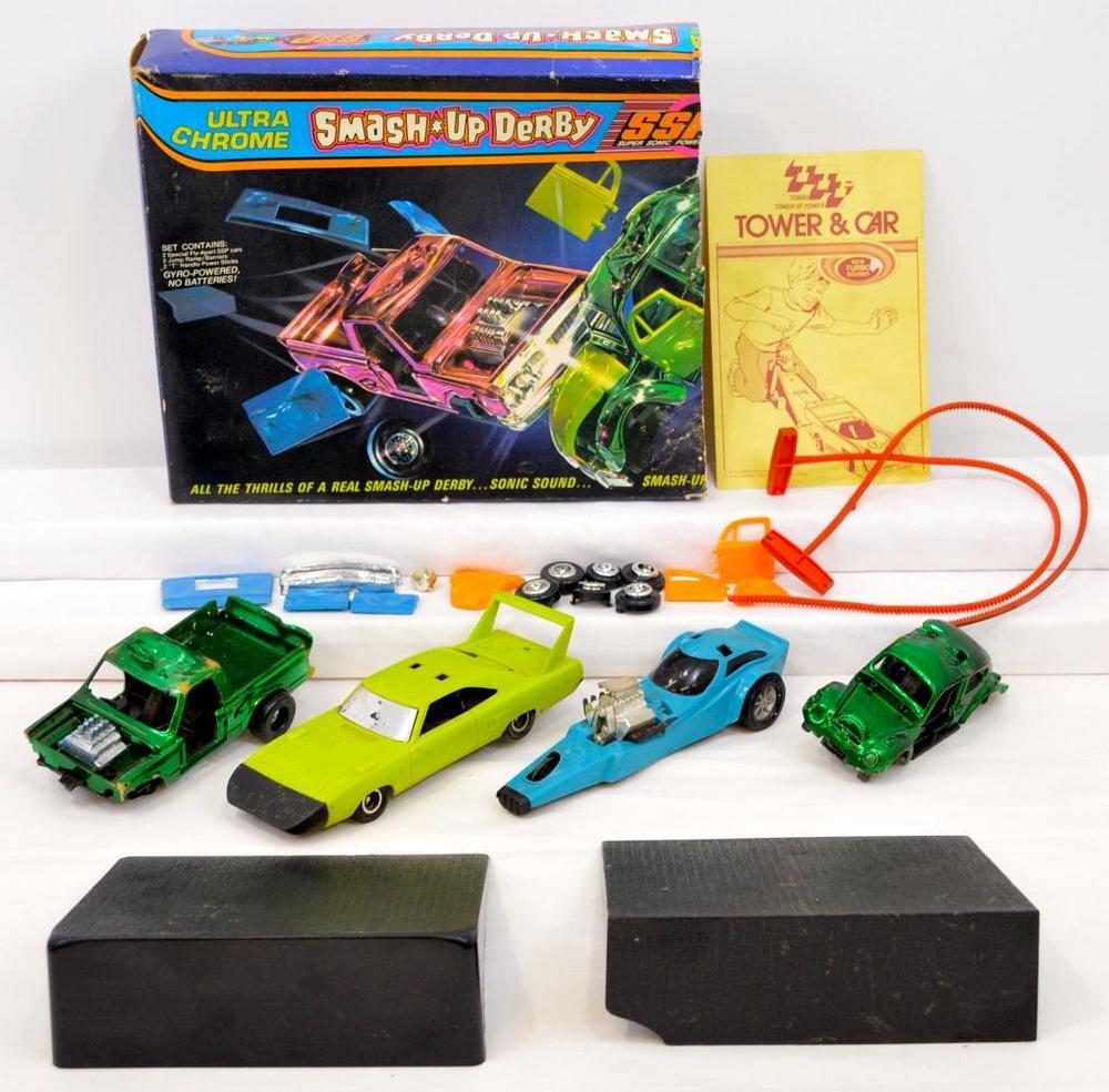 Kenner SSP ultra chrome smash up derby with original box plus extras –  Lofty Marketplace