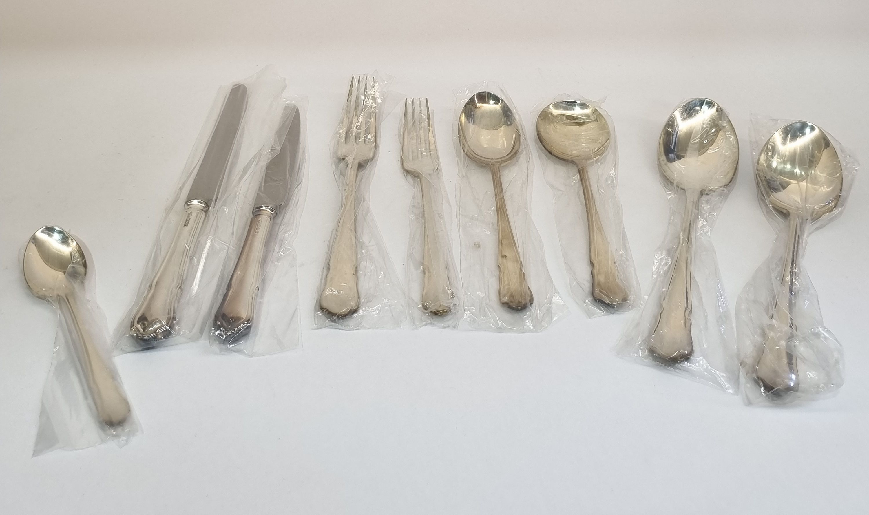 603 · A W S & P "DUBARRY" SILVER-PLATED CUTLERY SET