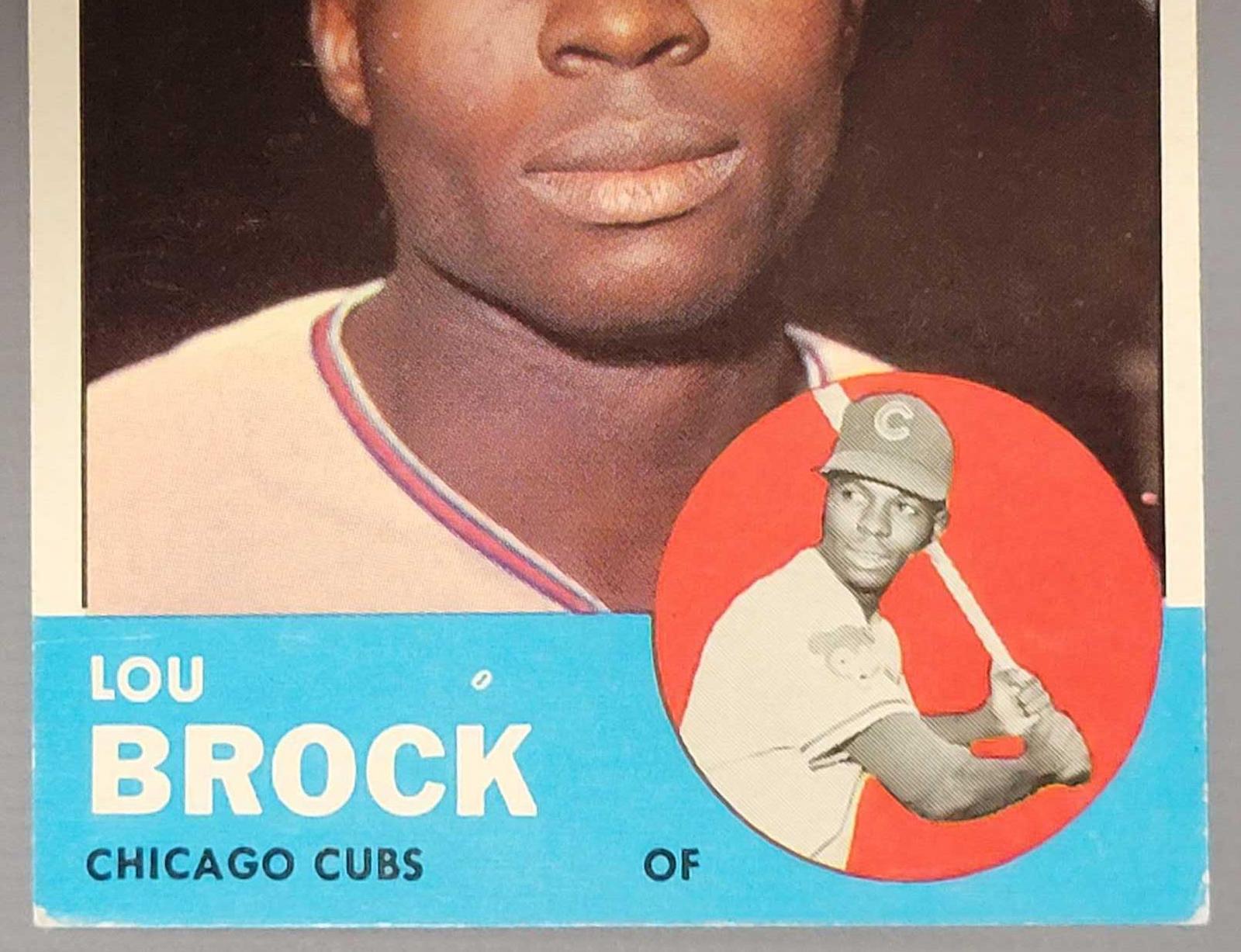  1963 Topps # 472 Lou Brock Chicago Cubs (Baseball Card