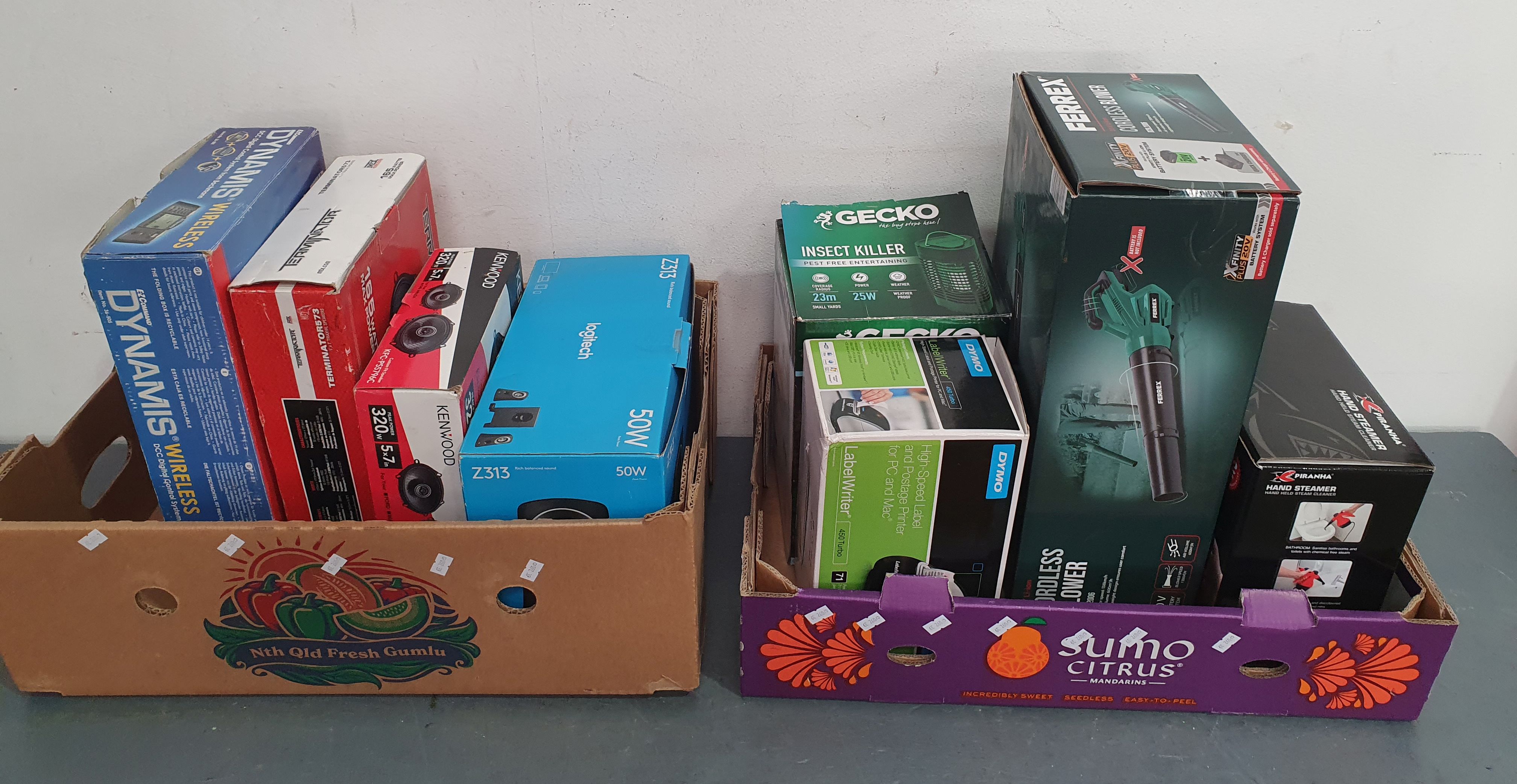Two Boxes Of Various Boxes Items