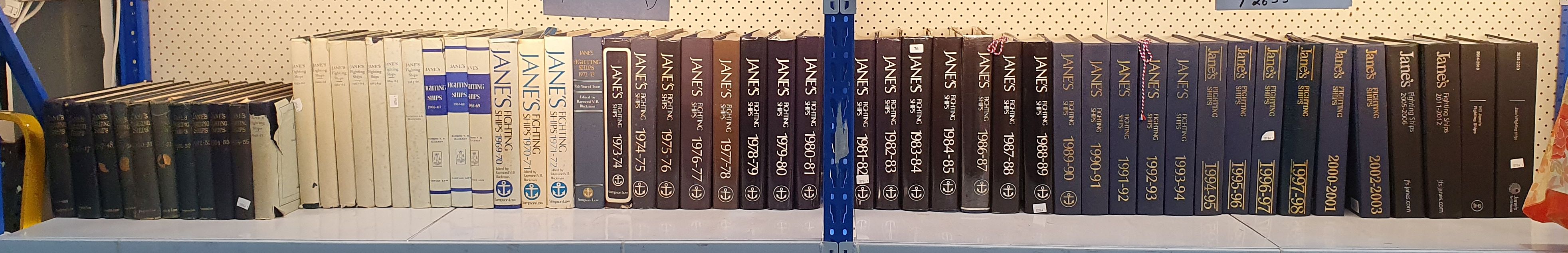 87 · 55 VOLUMES OF 'JANE'S FIGHTING SHIPS'