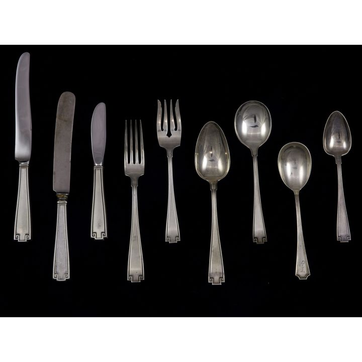 Gorham Etruscan sterling flatware service