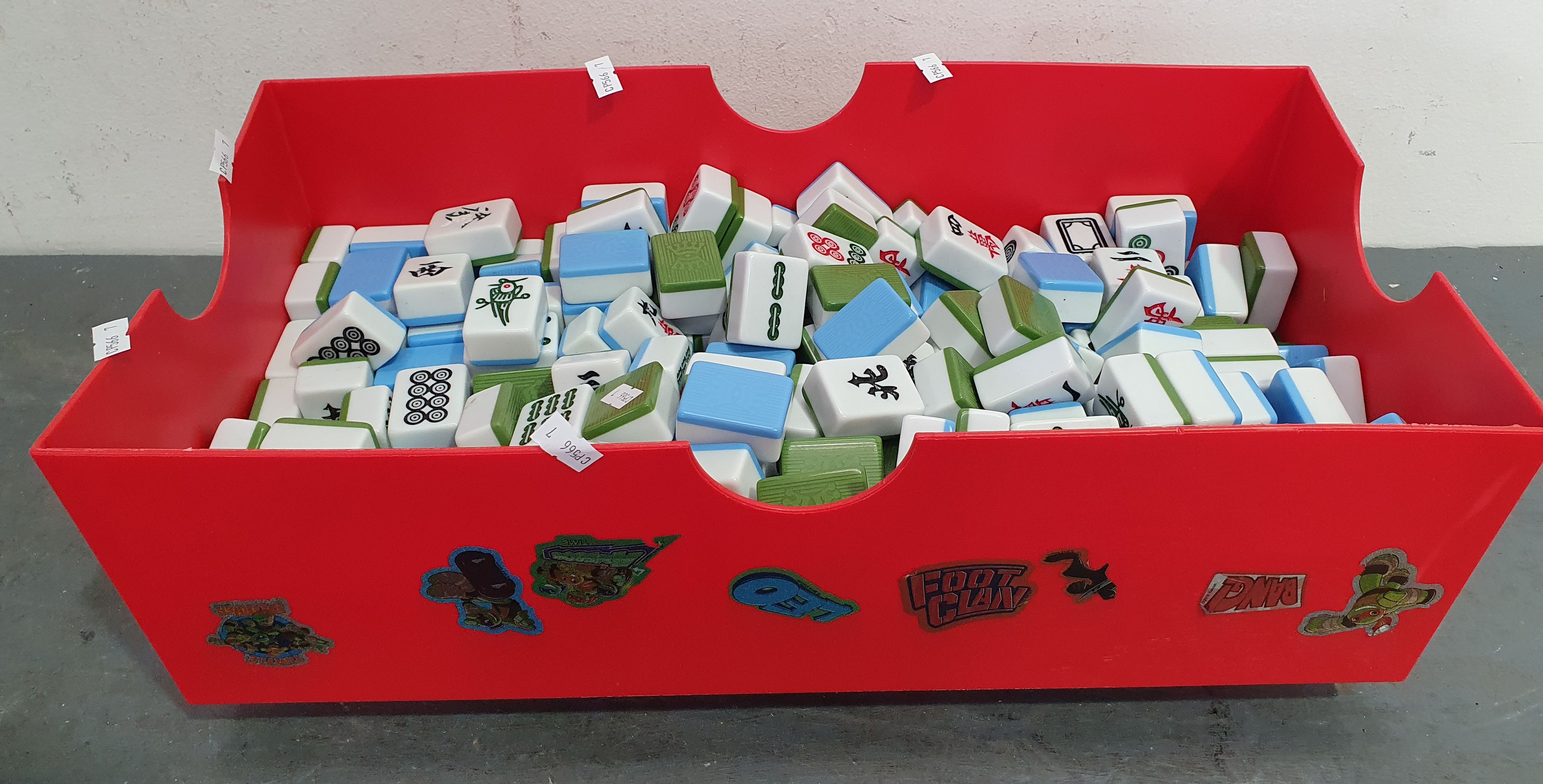 A Collection Of Mahjong Pieces