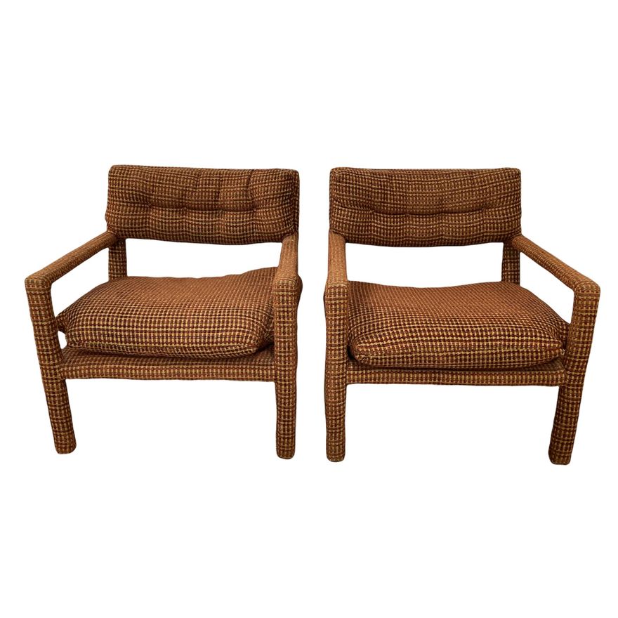 Pair MILO BAUGHMAN Parsons Chairs