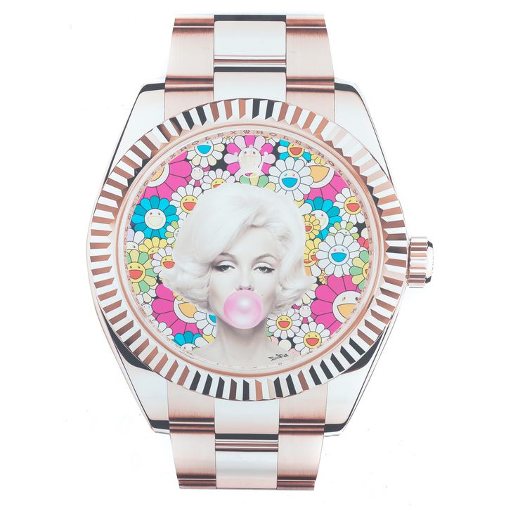 Brain Roy. "Rolex Marilyn Balloon Murakami," print