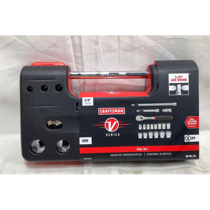 Craftsman V Series 3/8" Dr. MM 6pt Tool Set - 18pc