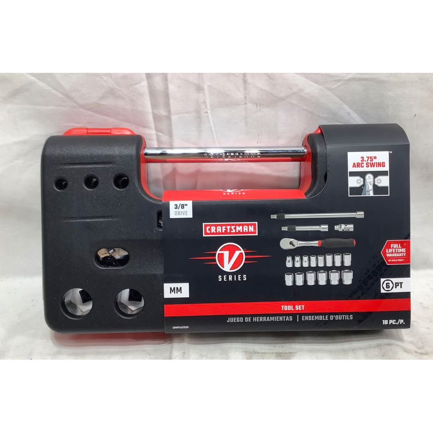 Craftsman V Series 3/8" Dr. MM 6pt Tool Set - 18pc