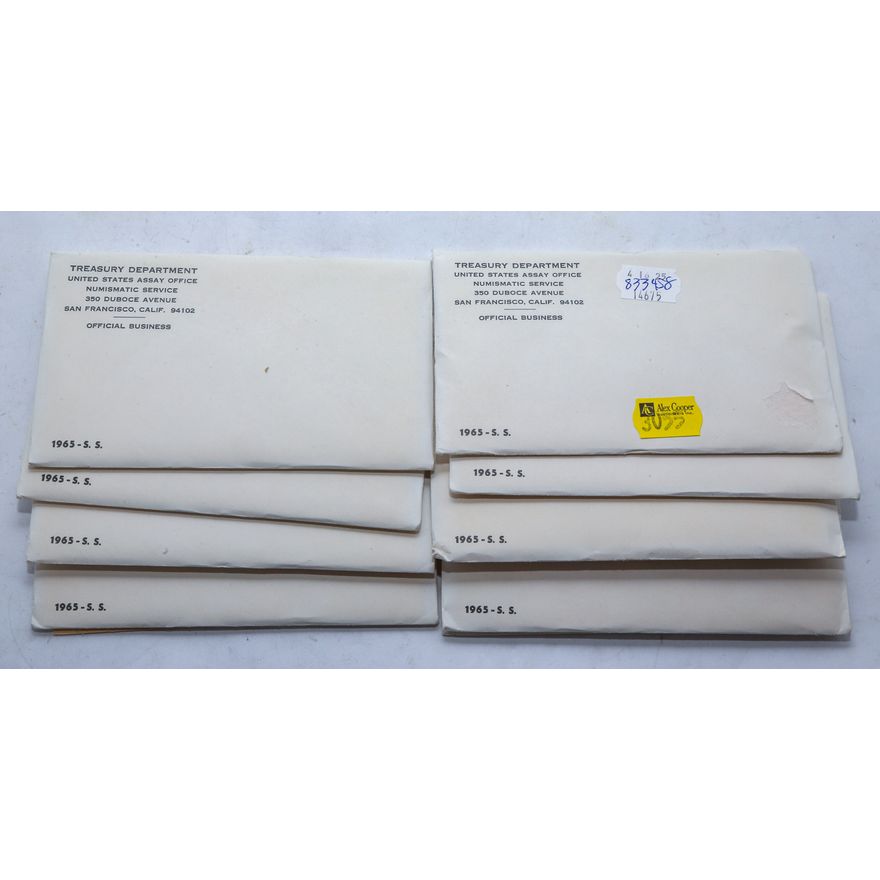 Nine 1965 Special Mint Sets