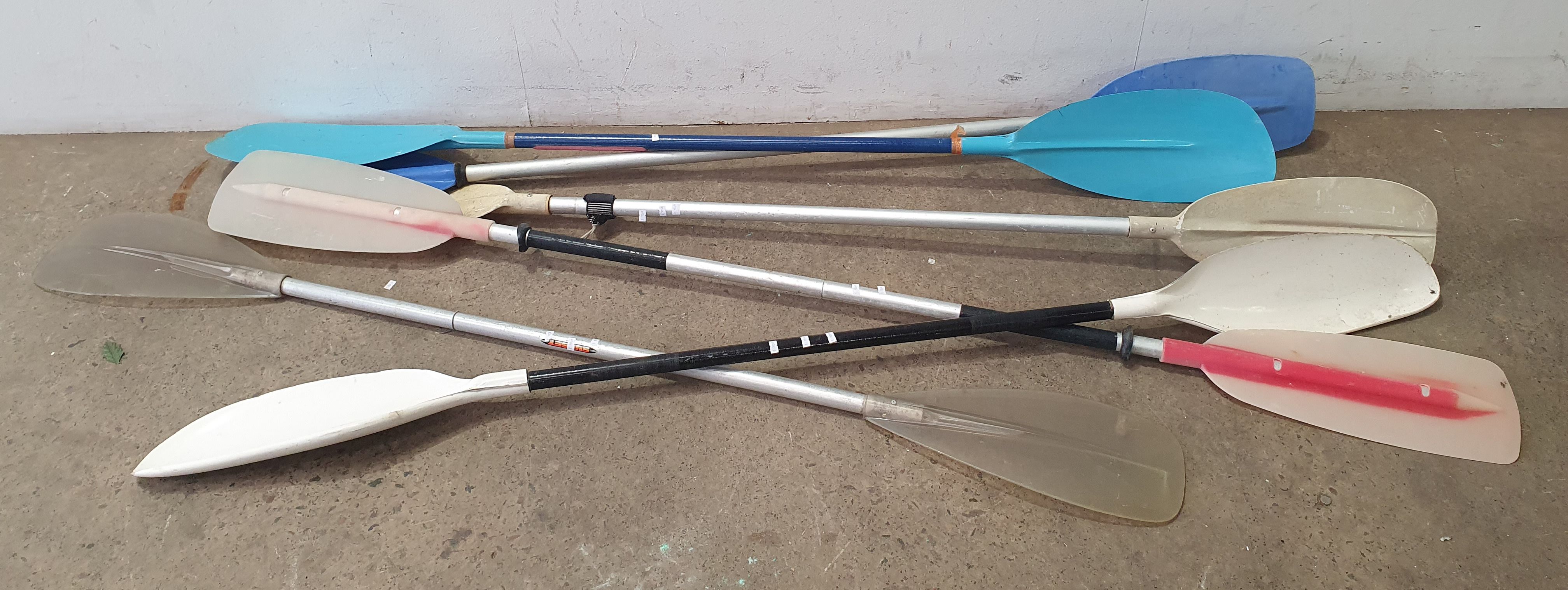 A Group Of Various Paddles