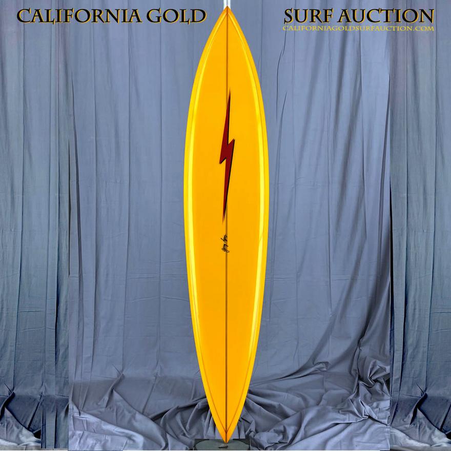 Gerry Lopez Lightning Bolt Pipeliner California Gold Surf Auction
