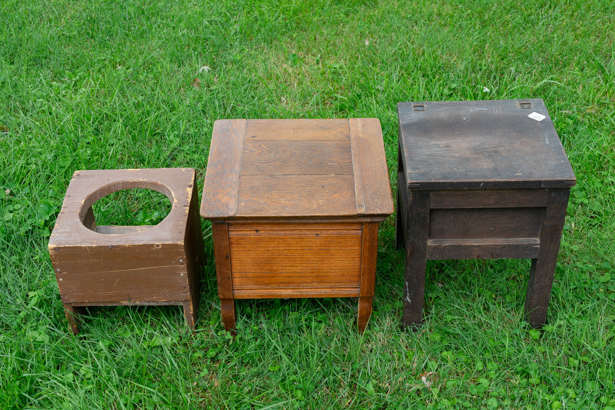 Three Antique Chamber Pots Harritt Group, Inc