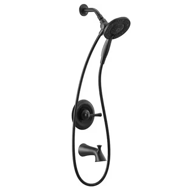 DELTA Chamberlain In2ition Single-Handle 4-Spray Tub & Shower Faucet ...