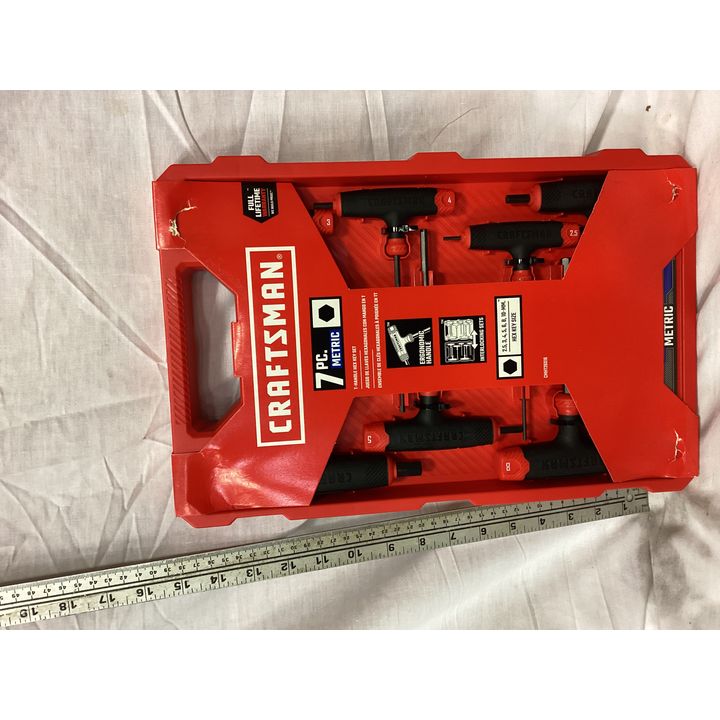 Craftsman 7pc Metric T-Handle Hex Key Set