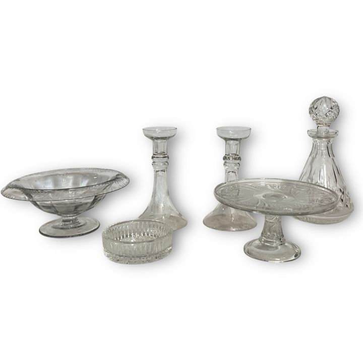 An Assortment of Cut Crystal Tablewares, WATERFORD