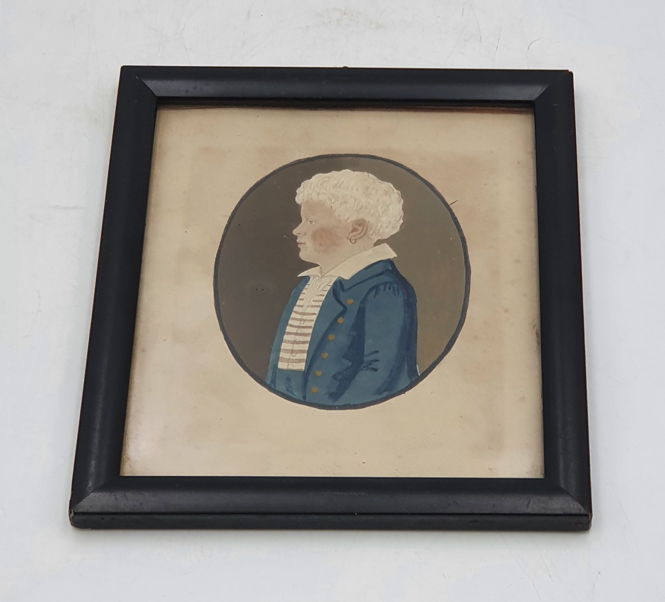 533 · A 19TH CENTURY MINIATURE PORTRAIT OF A YOUNG BOY