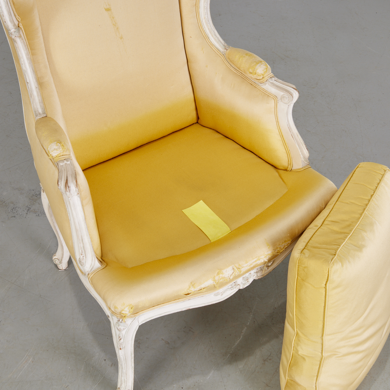 At Auction: Pair French Oversized Louis XV Style Chairs