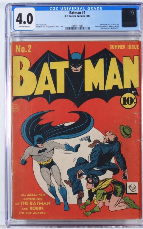DC Comics Batman #2 CGC  | Bruneau and Co.