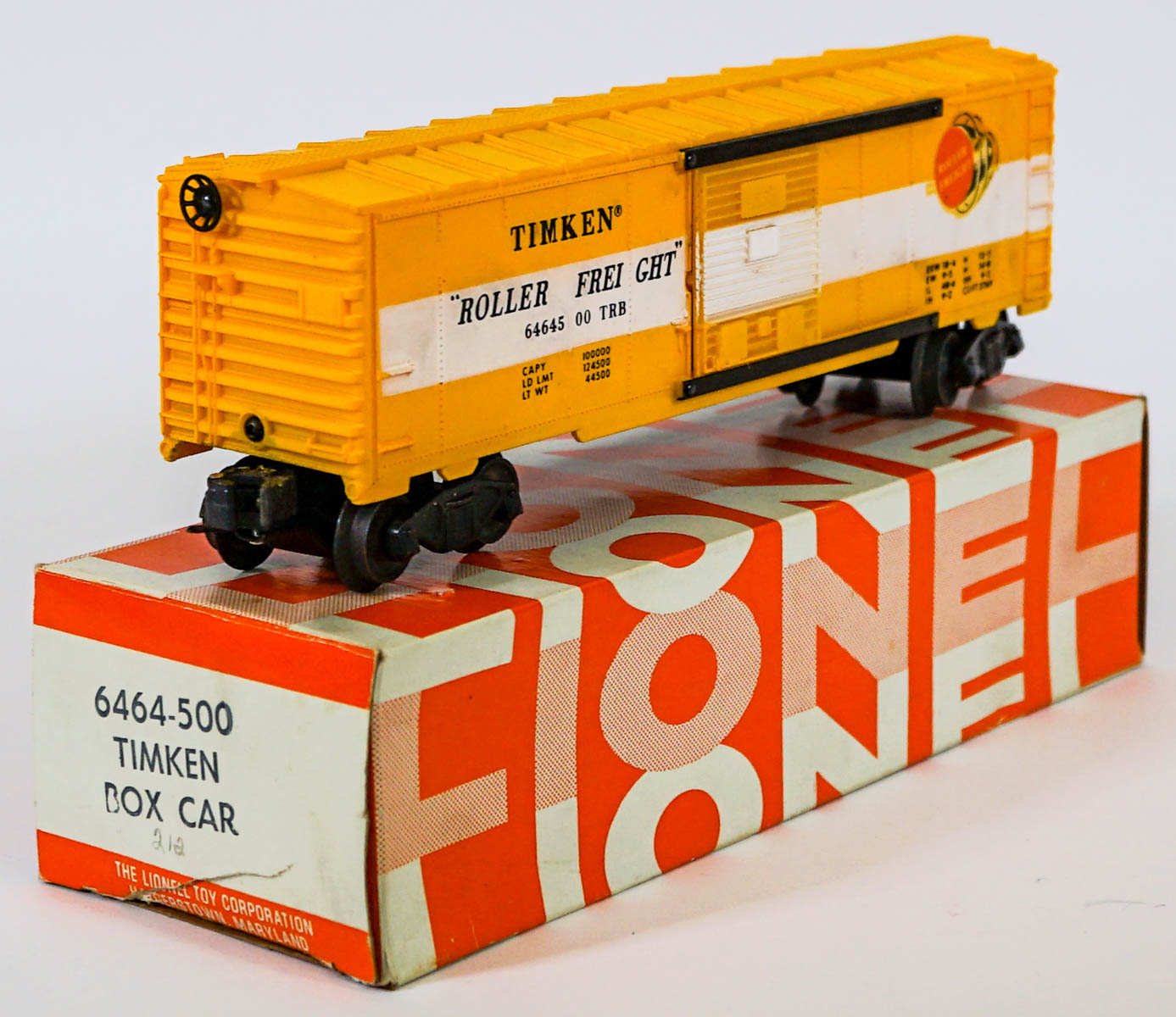 Lionel 6464-500 Timken Boxcar | Grant Zahajko Auctions, LLC