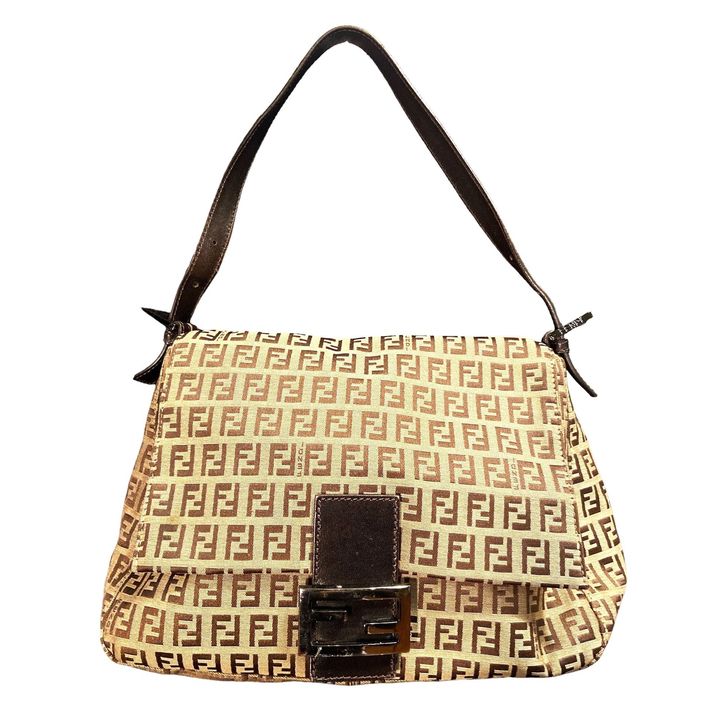 FENDI Zucca Mamma Baguette Bag