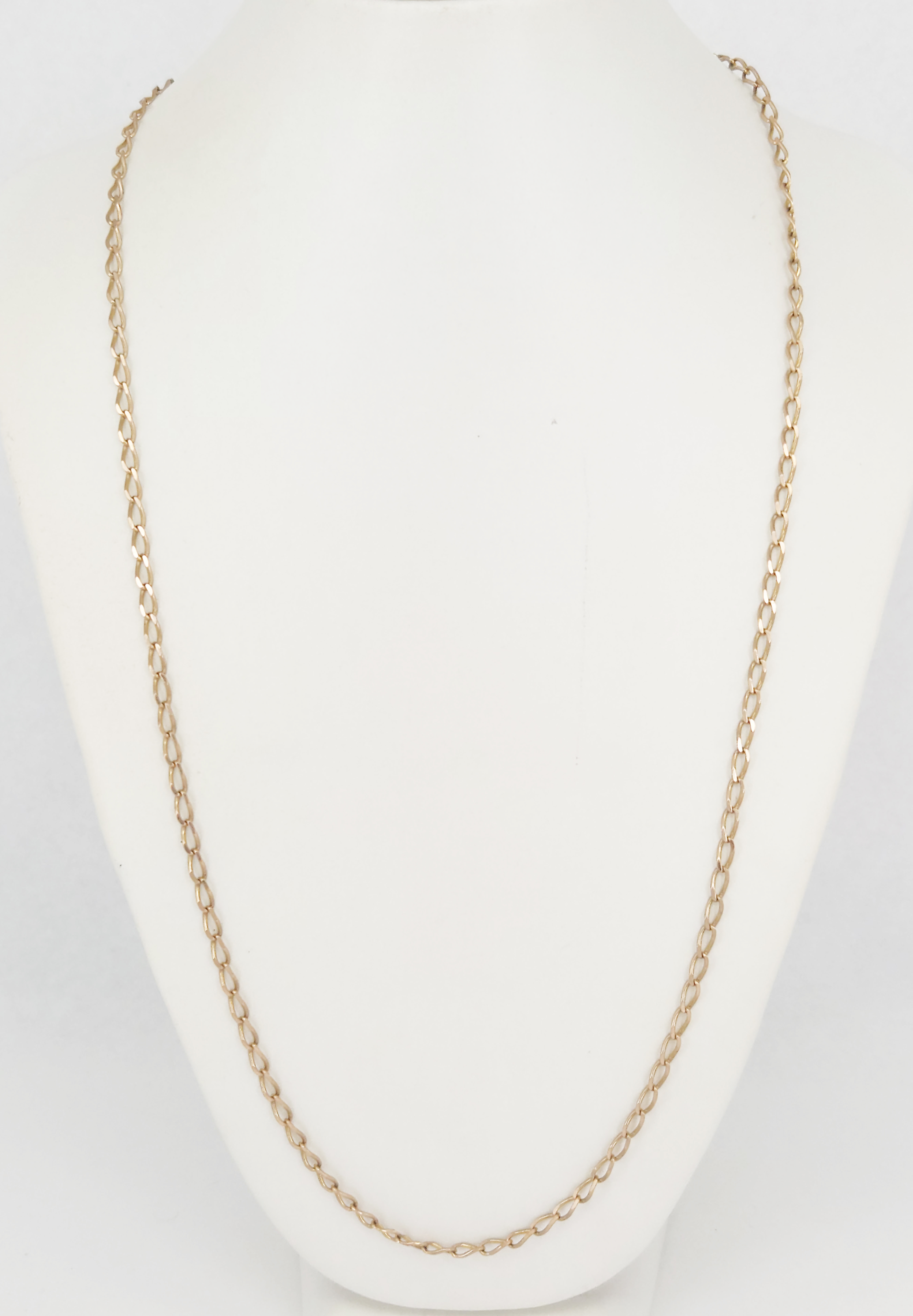 A 9ct Gold Curb-Link Chain