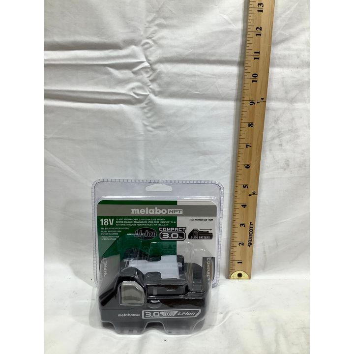 Metabo HPT 18V Rechargeable 3.0 Ah Li-ion SLIDE BATTERY